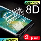 Гидрогелевая пленка для samsung Galaxy note 8 9 10 pro plus a6 a7 a8 2018, защита экрана телефона j7 pro 2017, не стекло, 2 шт.