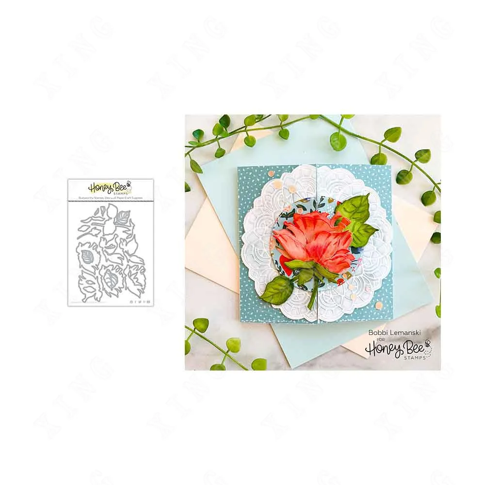 

Arrival New Layers Roses Metal Cutting Dies Scrapbook Diary Decoration Stencil Embossing Template Diy Greeting Card Handmade