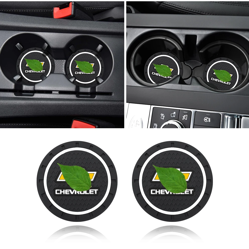 

Car Accessories Coaster Interior Decoration Non-Slip Silicone Mat Water Coaste For Chevrolet Captiva 2007 Auto Parts ​Stickers