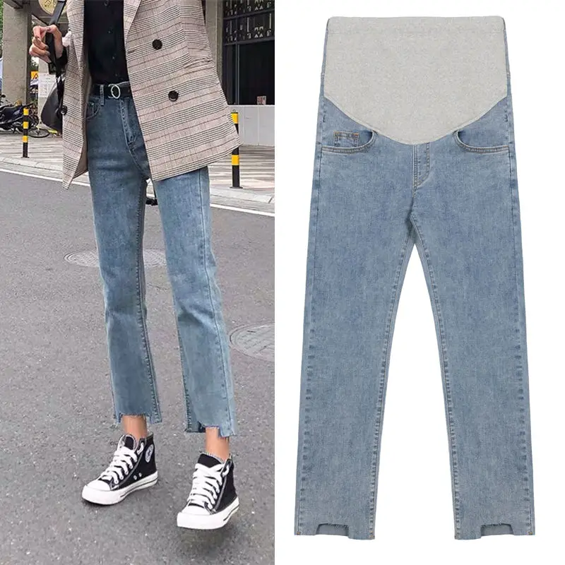 Джинсы одежда для беременных брюки кормящих женщин комбинезоны джинсовые