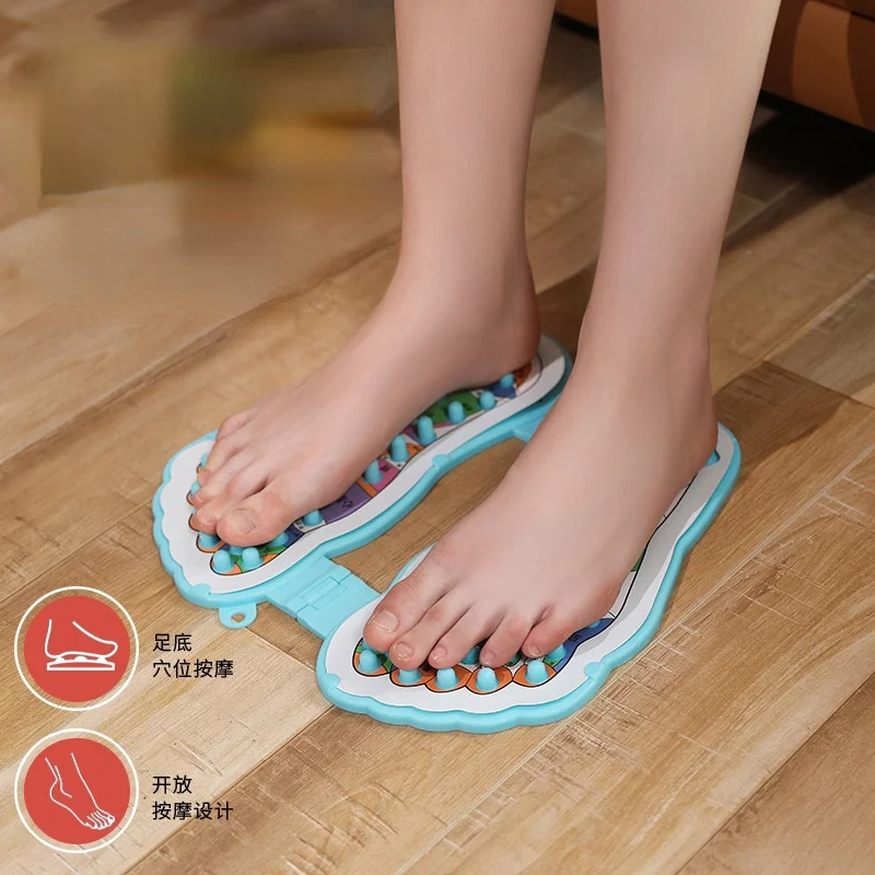

Foot Acupoint Massage Pad Sole Plantar Point Stimulate Massager Pressure Relieve Fatigue Foot Massager Portable Health Care Tool