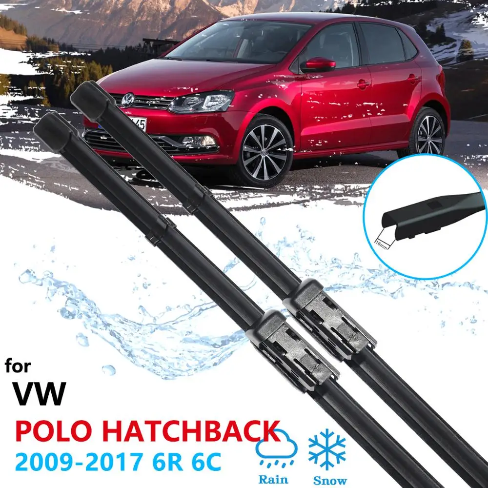 Щетка стеклоочистителя для Volkswagen VW Polo Hatchback 6R 6C 2009 ~ 2017 MK5 стеклоочистители
