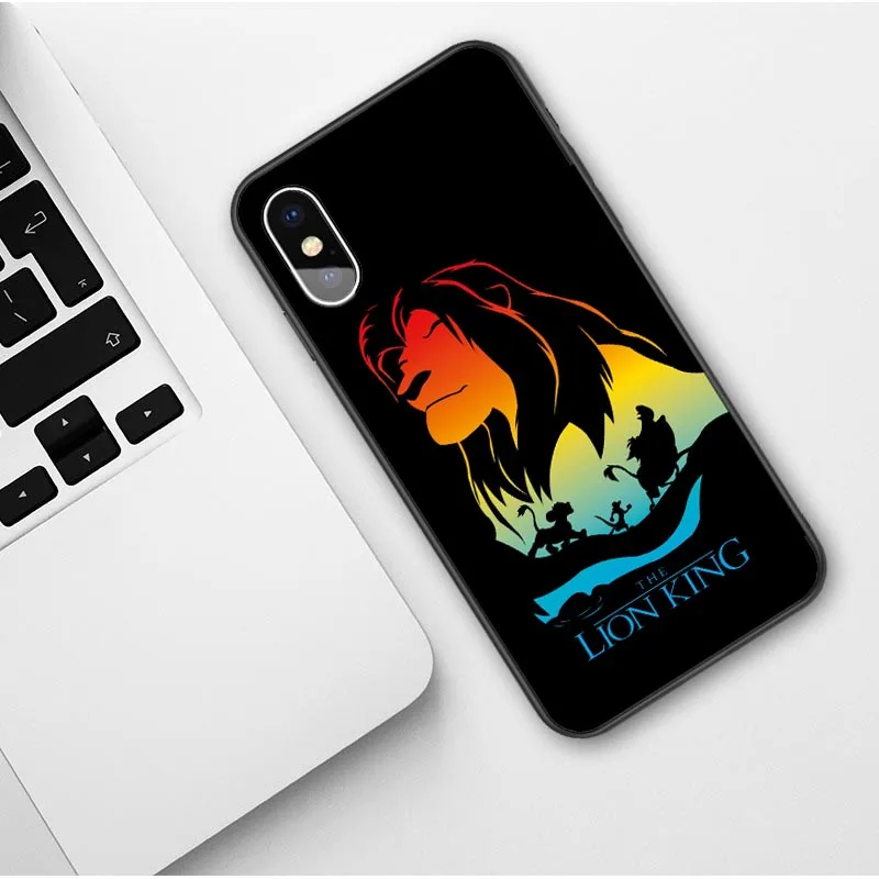 TPU Король Лев Simba nala силиконовый чехол для телефона чехол для iPhone 7 8 6s Plus X XS MAX 5S SE XR 11 Pro Max мягкий чехол - Цвет: TPU