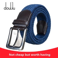 belts for men nonporous pin buckle luxury brand designer vintage waist belt high quality elastic boho weaving jeans wide strap