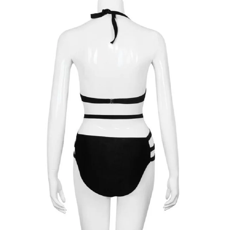 Пикантные для женщин Большие размеры цельный купальник монокини пуш-ап бикини с