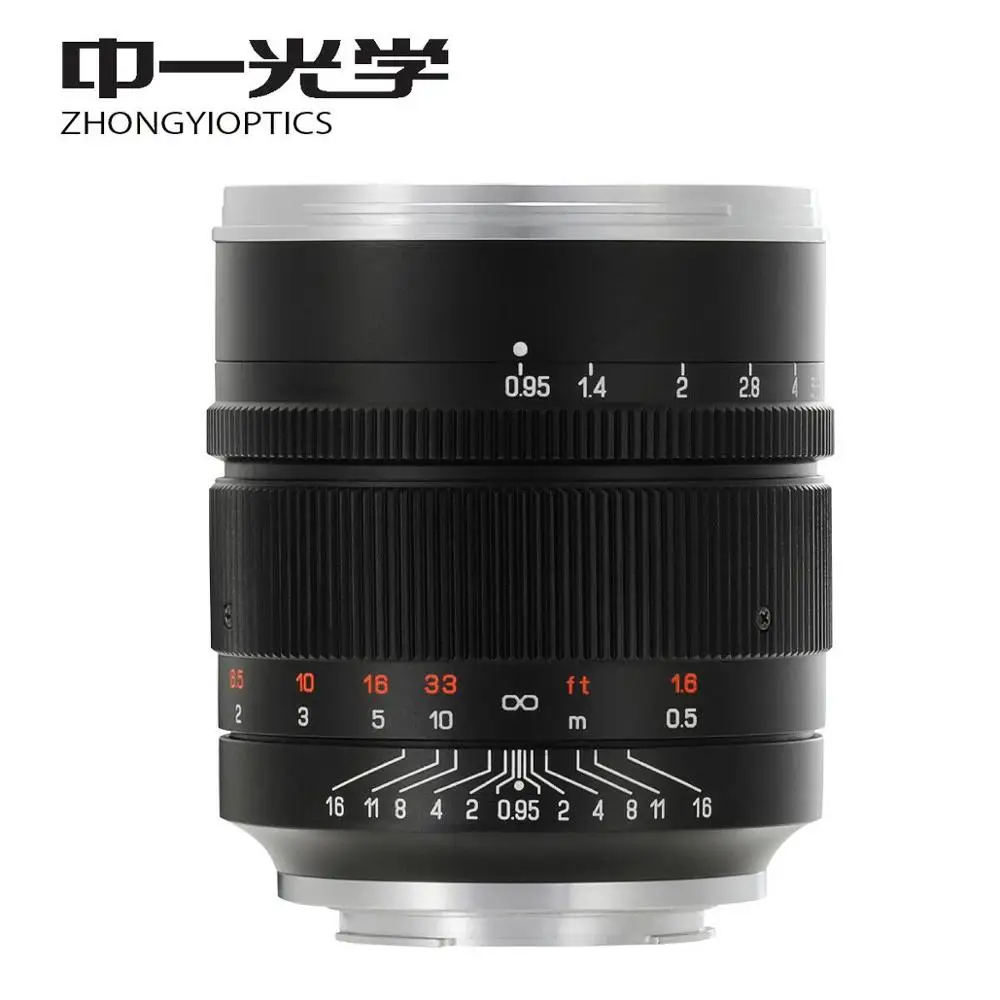 Объектив Zhongyi Mitakon Speedmaster 50 мм f/0 95 III для Sony E Canon RF Nikon Z mount camera body A6400 A6000 Z6 Z7