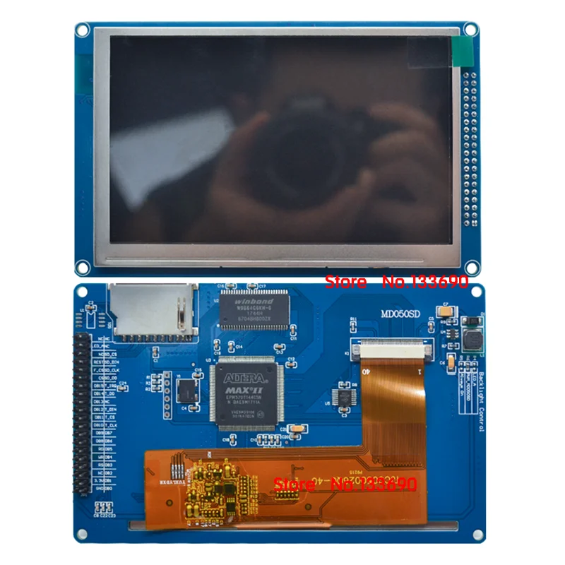 5-дюймовый сенсорный ЖК-модуль TFT MD050SD промышленного иммунитета с использованием