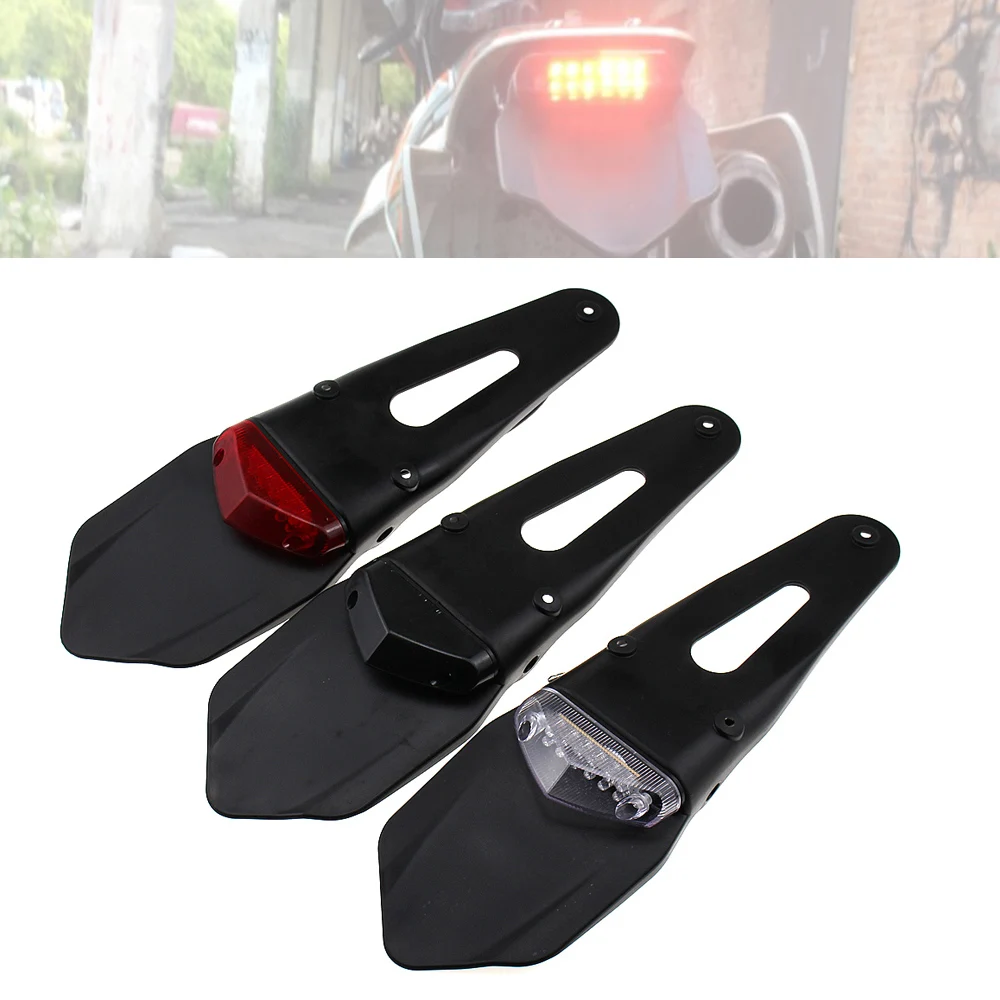 Для Yamaha YZ80 YZ85 YZ125 yz 80 85 125 125f 450f универсальный мотоцикл LED фонарь и заднее крыло стоп