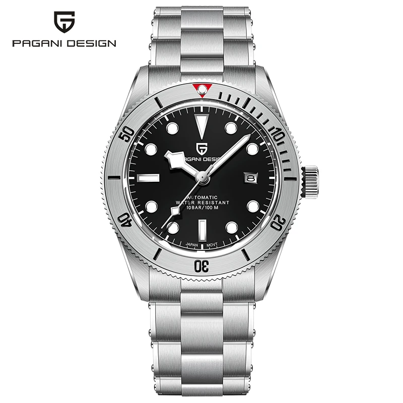 PAGANI DESIGN New Fashion Sports Brand Mechanical Watch Men watch BB58 Sapphire Men Accessory Stainless Steel Relojes Automarico