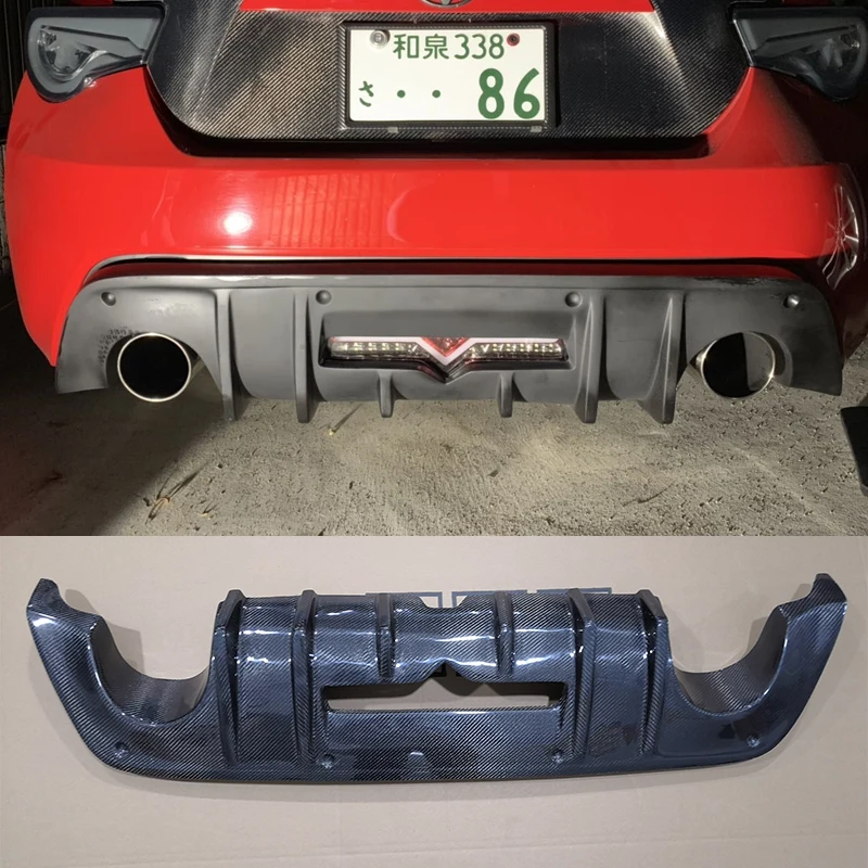 Автомобильные задние разветвители задний диффузор из углеродного волокна для