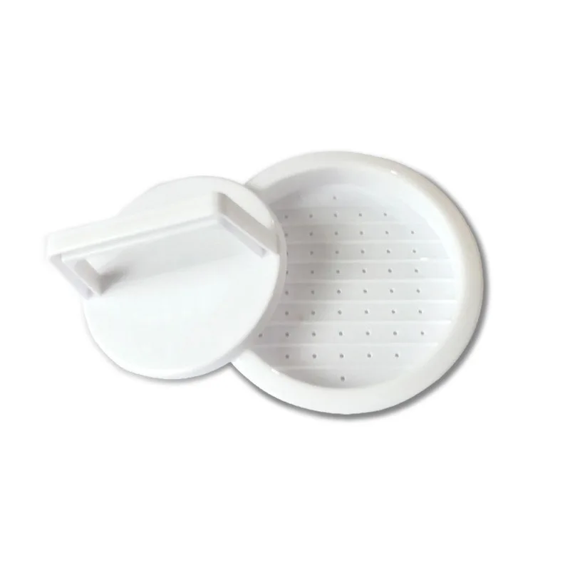 

2-piece Set Make Mold Kitchen Tool Plastic Burger Maker Hamburger Press Meat and Stuffing Maker Manual Meat Press