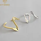 Кольцо XIYANIKE серебристого цвета с волнами, регулируемое свадебное ювелирное изделие ручной работы для женщин, размер 17 мм