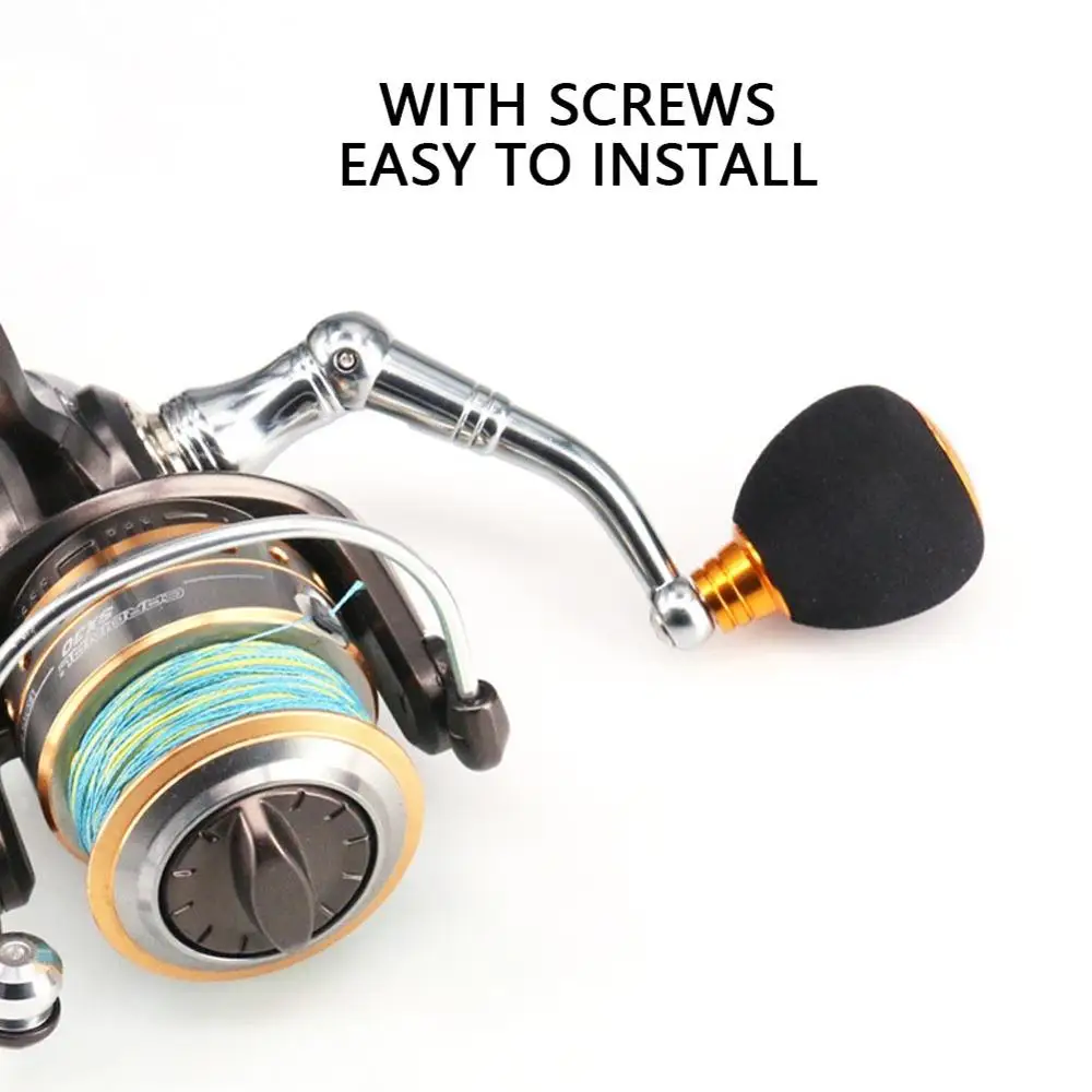 Fishing Reel Handle EVA &amp Metal Spining Modification Power Knob Bait Casting Spinning Replacement | Спорт и развлечения
