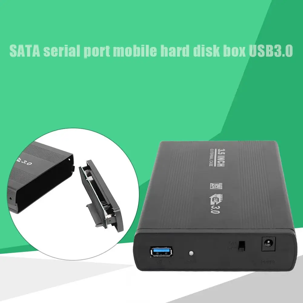 

Чехол для внешнего жесткого диска 3,5 дюйма, USB 3,0-SATA
