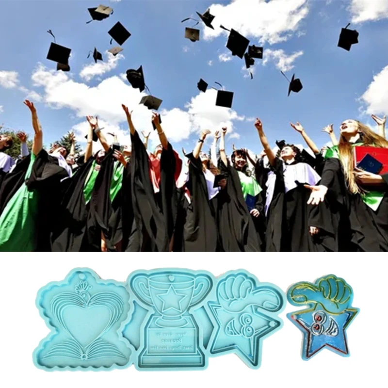 

Keychain Epoxy Resin Mold Earrings Pendant Silicone Mould DIY Craft Jewelry Tool 87HC