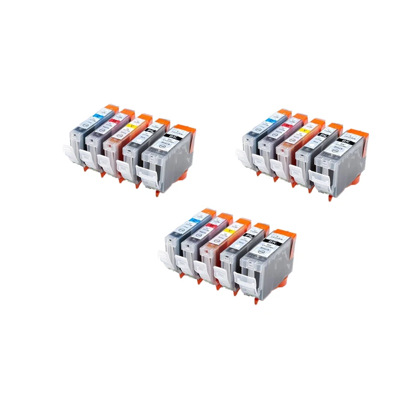Совместимый чернильный картридж CISSPLAZA 5PK для Canon PIXMA IP4300 IP4500 IP4500X IP5200 IP5200R IP5300 MP500 MP600