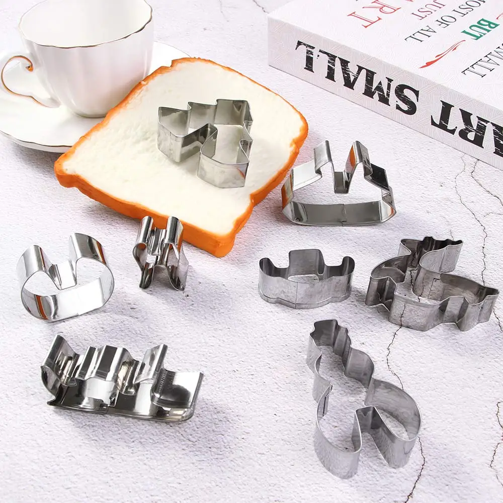 DIY рождественские формочки для печенья из нержавеющей стали 3D пряничный домик