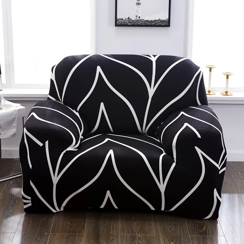 Одноместный диван покрывало на кресло спандекс эластичный стрейч 1 местный Чехол