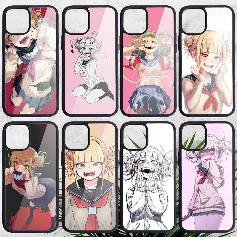 

Himiko Toga Boku No Hero Academia Phone Case PC for iPhone 11 12 pro XS MAX 8 7 6 6S Plus X 5S SE 2020 XR