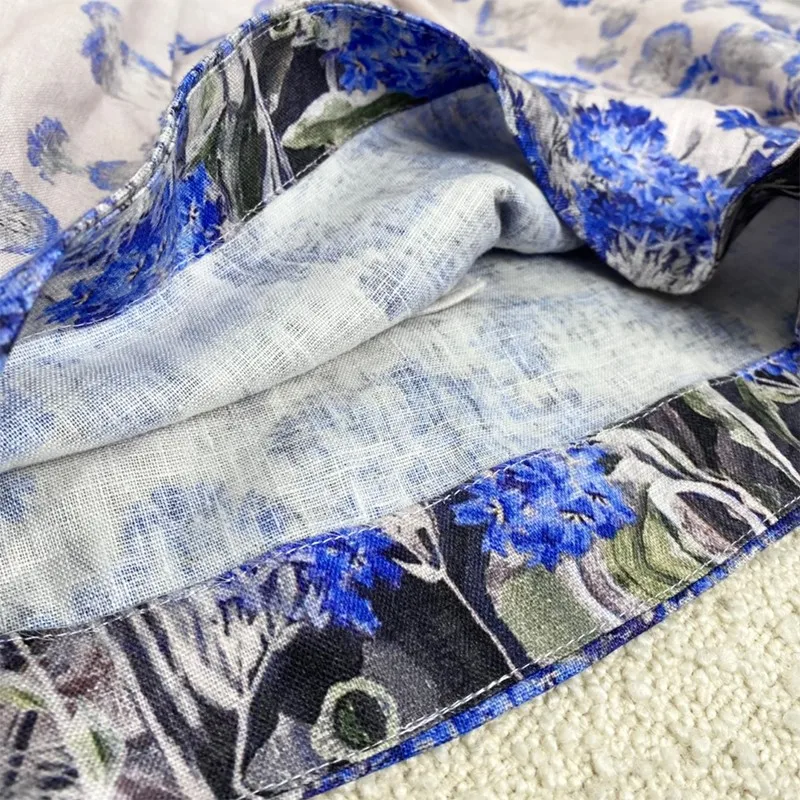 

European Fashion Style 2021 Summer New High Waist Linen Shorts With Belt