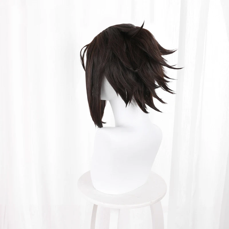Парик для косплея Yoh Asakura из аниме шамань король термостойкий коротких