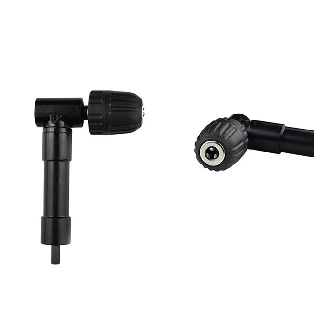 

90 Degree Keyless Professional Drill Chuck Attachment Accessories Right Angle Compact Power Adapter Tool Bend Extension Electric