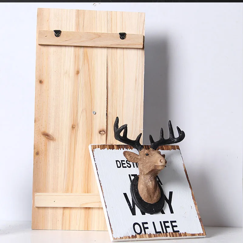 American Archaistic Deer Head Wall Picture Hanging Sculpture Model Resin Modern Art Bar Home Decoration Accessories Decor | Дом и сад