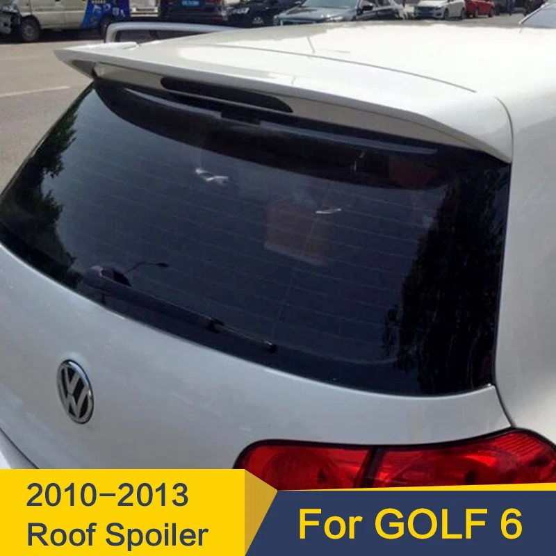 Применение для Volkswagen Golf крыши 6 спойлер 2010 2013 год заднее крыло спойлера