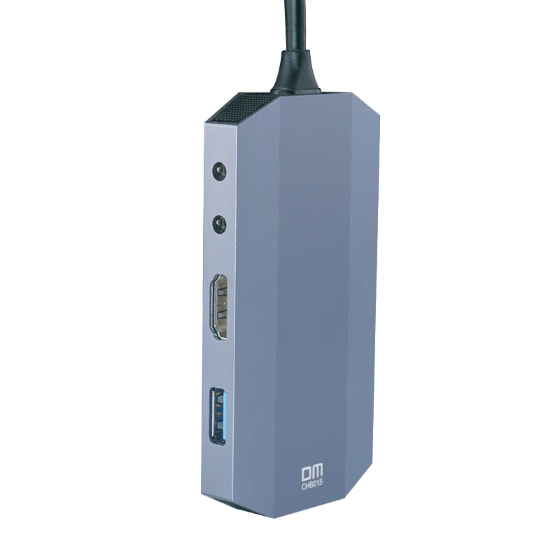DM CHB015 9 в 1 Type C USB 3 0 концентратор HD 4K адаптер преобразования дисплея PD зарядка SD TF