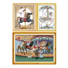 Наборы для вышивки крестом, DMC с принтом 11CT, 14CT