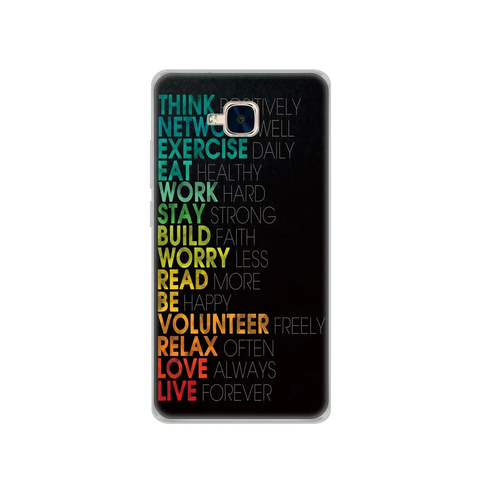 Чехол для Huawei Honor 5C силиконовый чехол русская версия задняя крышка без отверстия