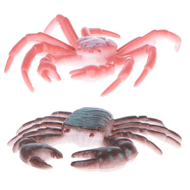 

2020 New Simulation Animals Crab Model Ocean Beach Life Party Bag Fillers Kids Toys Gift