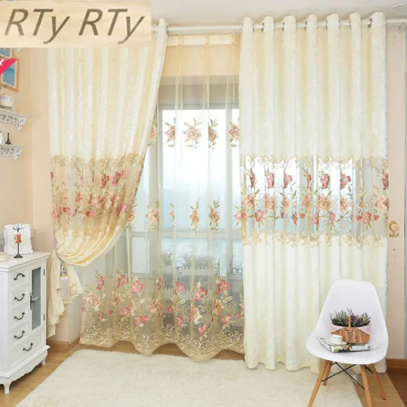 

High Quantity Classic European Velvet Hollow Embroidery Brief Sitting Room Custom Cortinas for living room curtain yarn WP231-10