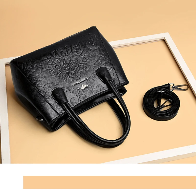 Женские сумки с рельефными цветами винтажные модные женские в китайском стиле