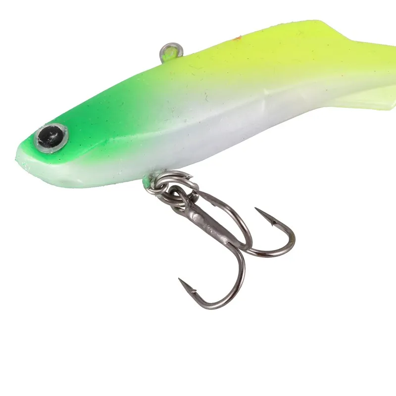 

1Pc Winter Fishing Lure VIB Ice Fishing Lure Soft Bait 5cm 8.5g Isca Artificial Bait Wobber Sinking Fishing Lure Type B