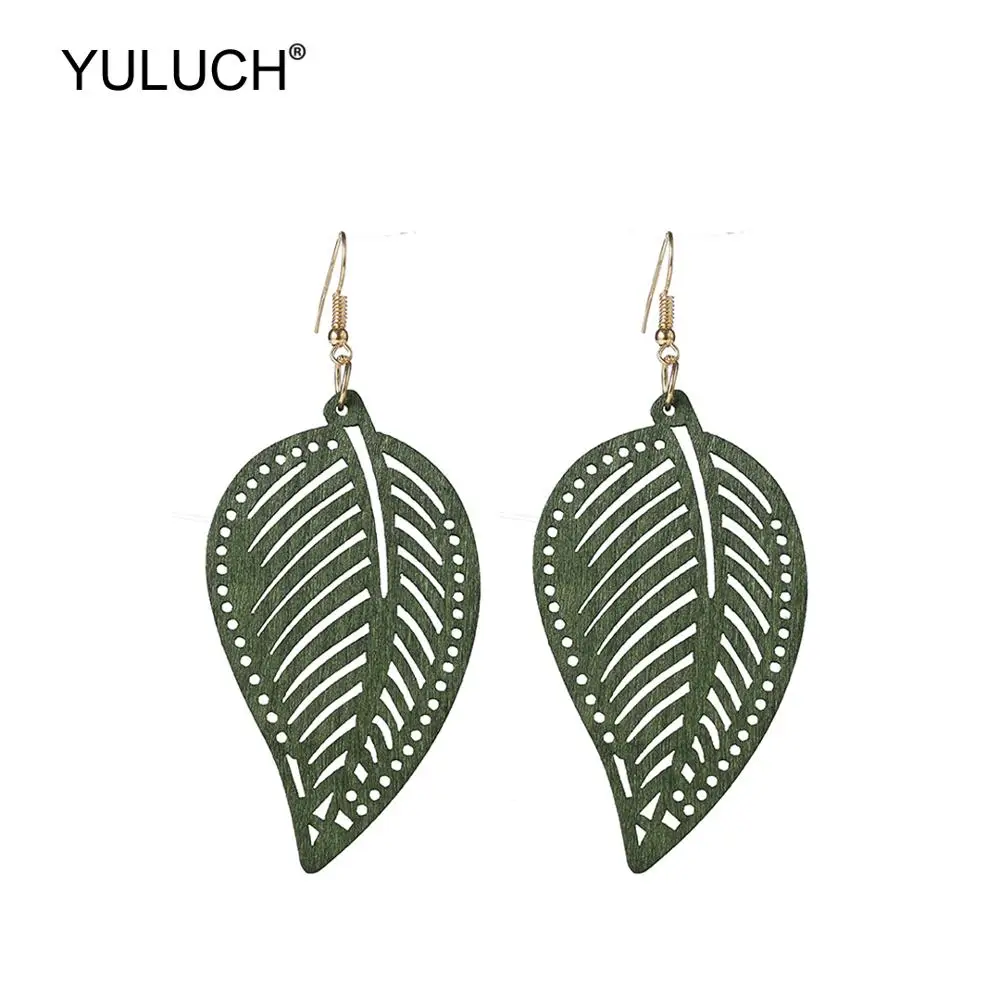YULUCH 2019 модные Висячие серьги для женщин этнические африканские индийские