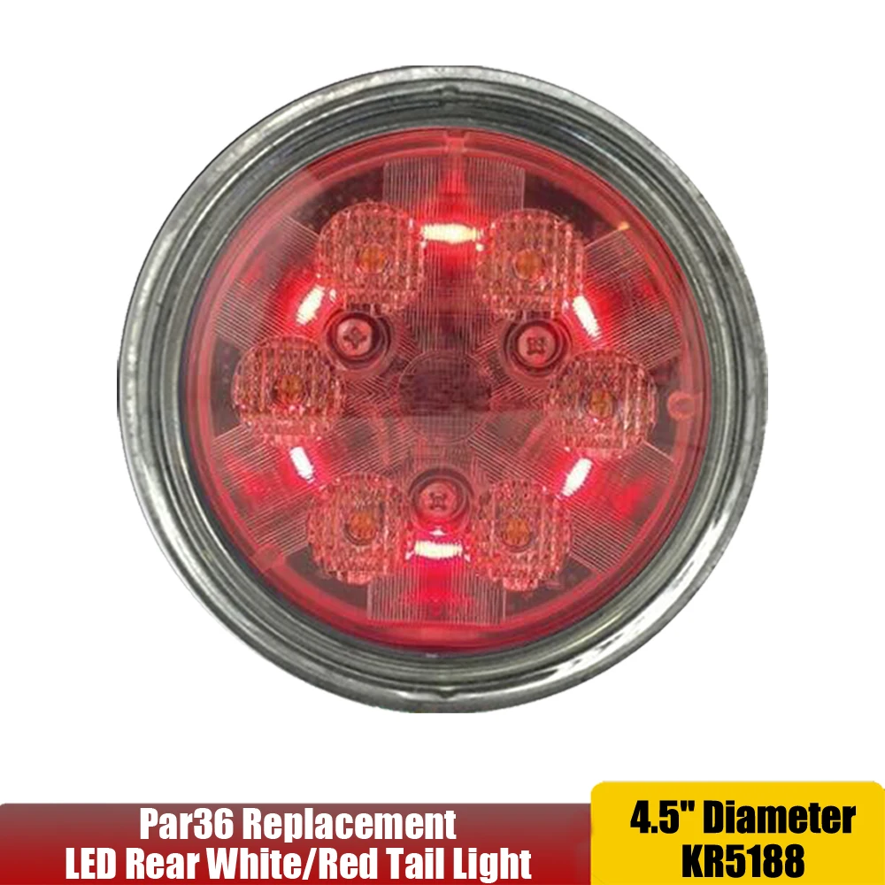 Лампа Par36 светодиодная 12V 24V задний белый/красный фонарь LED для тракторов John Deere: 920 930 1020 1040 1120+ AR21739 x1шт. on.