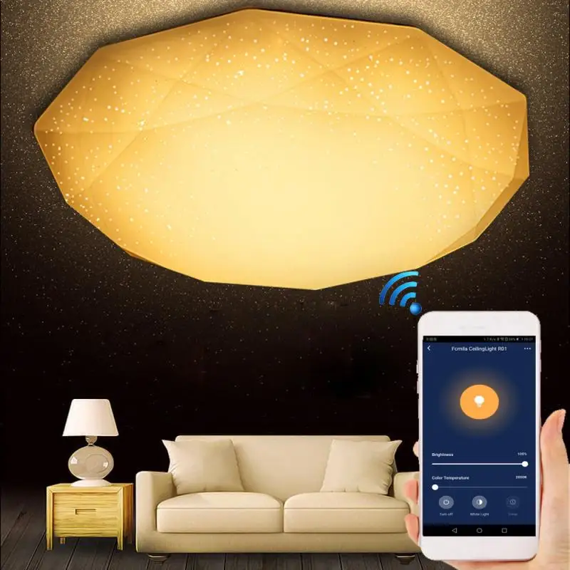 Новый потолочный светильник с Wi Fi для подключения хлеба Alexa Google Home Tmall Elf без
