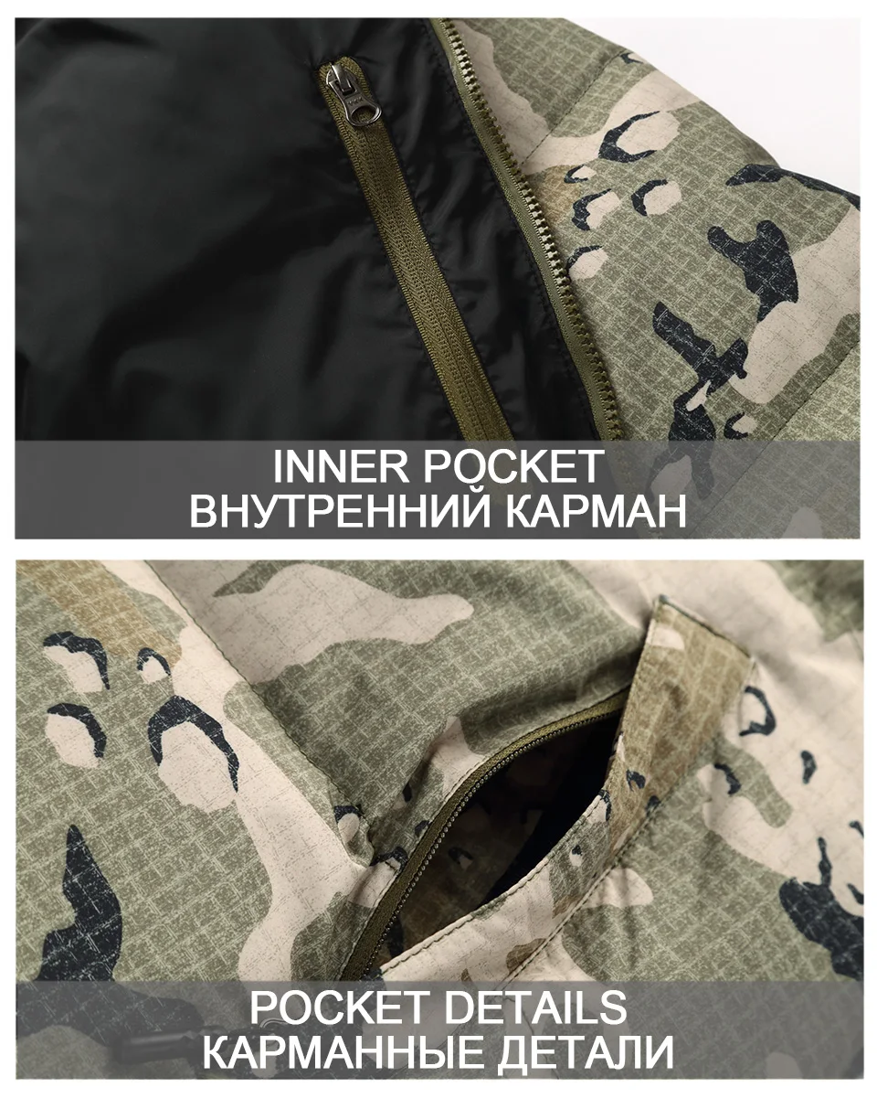 Новые мужские зимние куртки на утином пуху, толстые Утепленные зимние парки, мужская повседневная верхняя одежда с принтом s, сверхлегкая пуховая куртка для мужчин