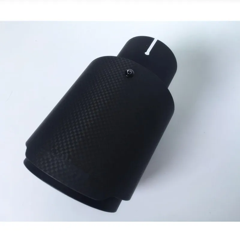 1 шт. универсальный глушитель для выхлопных газов из углеродного