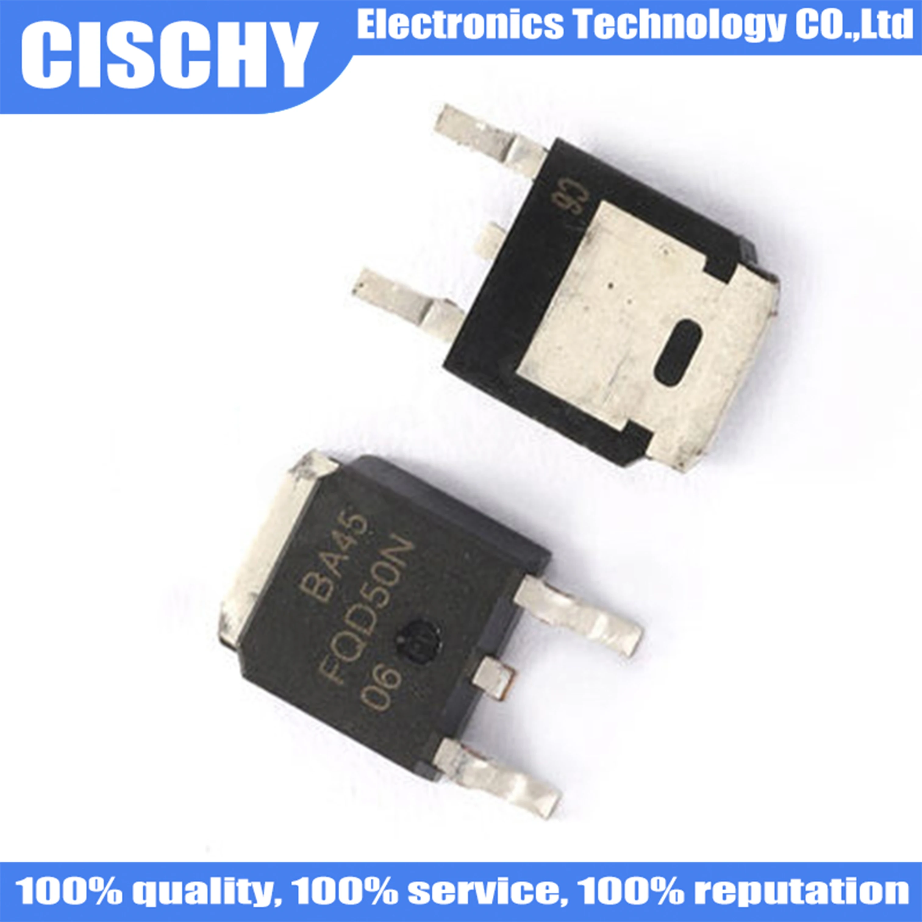 

10 шт. FQD50N06 50N06-252 50A 60V