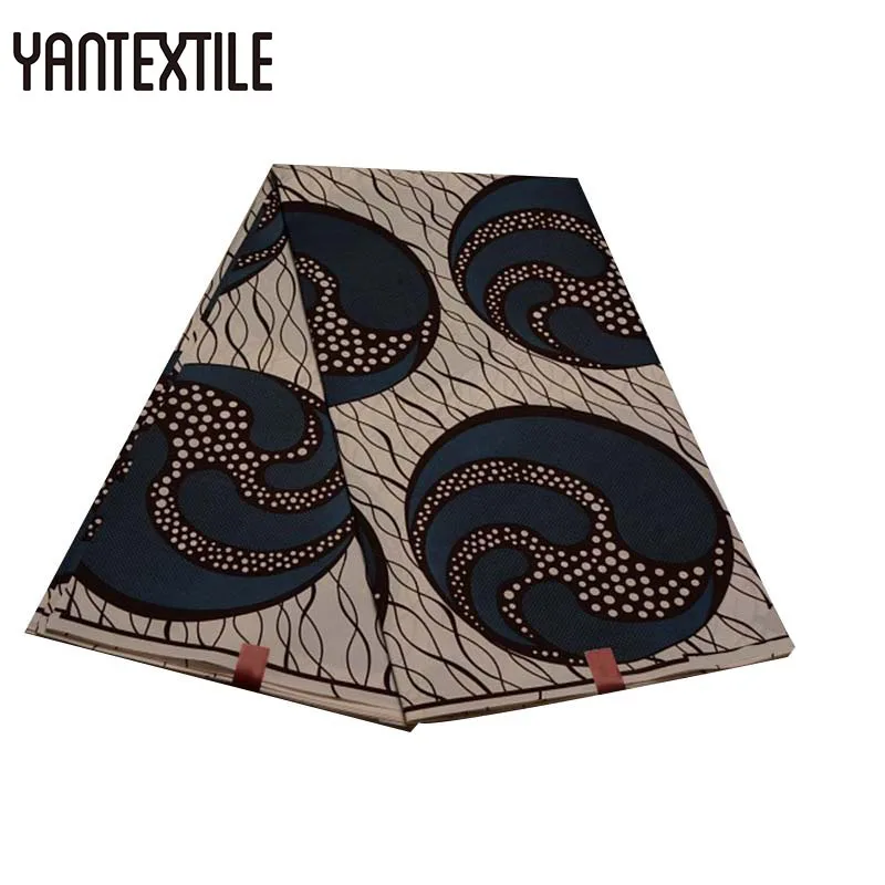 YANTEXTILE новая Анкара ткань Африканский Голландский Воск Принт Tissu Africain 3 ярдов настоящий воск Африканский батик ткань для свадебного платья