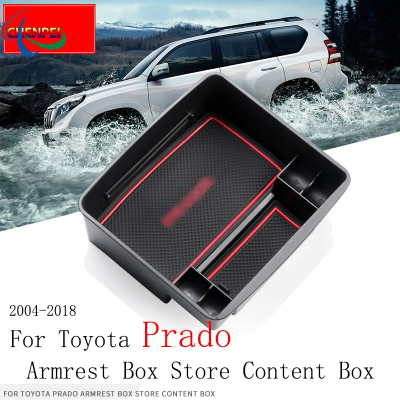 

For Prado 2700 Armrest Box Storage Box Modification Central Storage Box Sundries Box Compartment Decoration Car Accessories