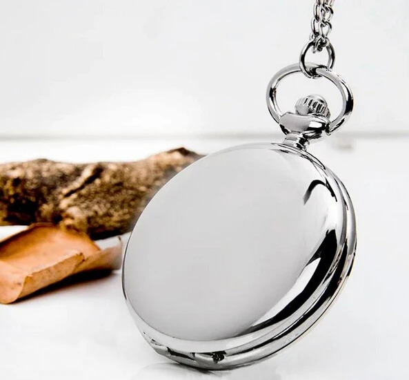 DHL Free Shipping 50pcs/lot Silver/Gold /Black/Bronze Polish Quartz Pocket Watch Steampunk Watches Wholesale