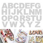 26 букв для пирожных, комплекты для дня рождения Маффин для украшения торта прессформы ПЭТ формы для выпечки инструмент с буквами