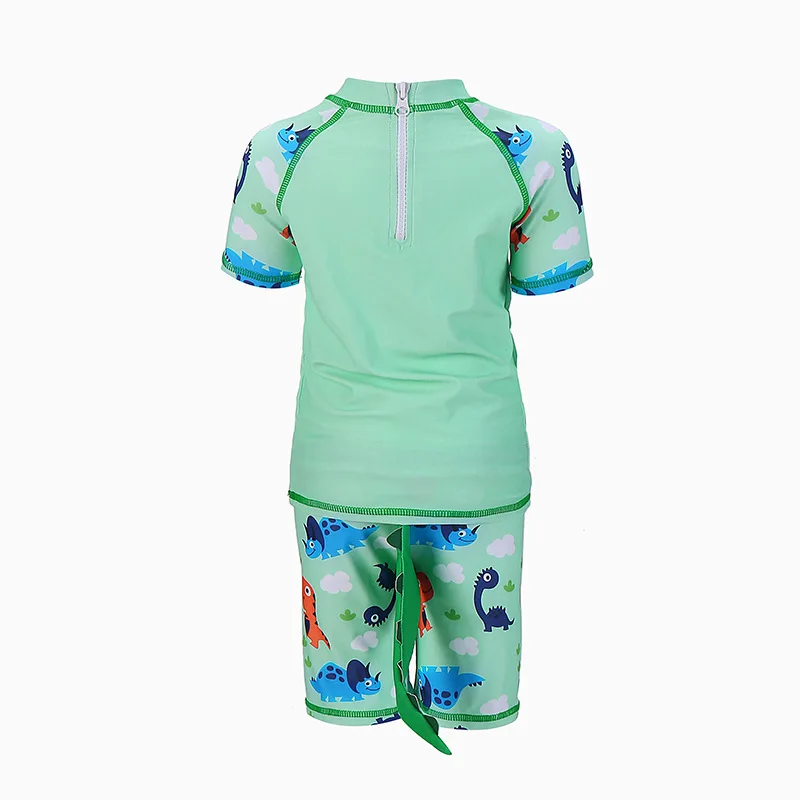 Children's Swimsuit Dinosaur Bathing Suit Kids UV Protection Summer Beach Swimming Surfing Wear Boys Swimwear Rash Guard Boy