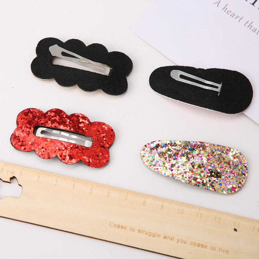 Hot Sequined Kids Hair Clip Glitter Handmade BB Clips Multi-Color Sweet Sequins Barrette Toddel Accessories | Аксессуары для