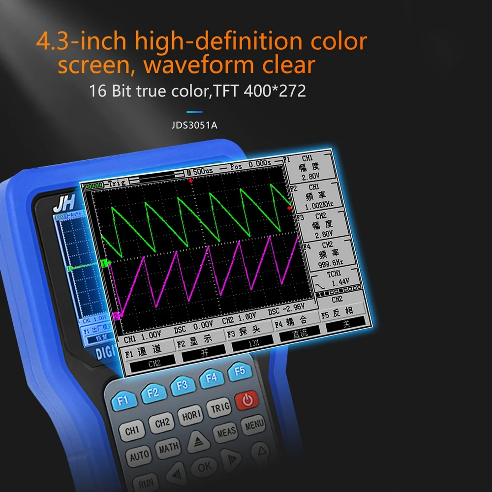 Jinhan Handheld Oscilloscope JDS3051A JDS3072E JDS3082A 6000 US Portable Counting Multimeter Electronic Measuring Instrument | Инструменты