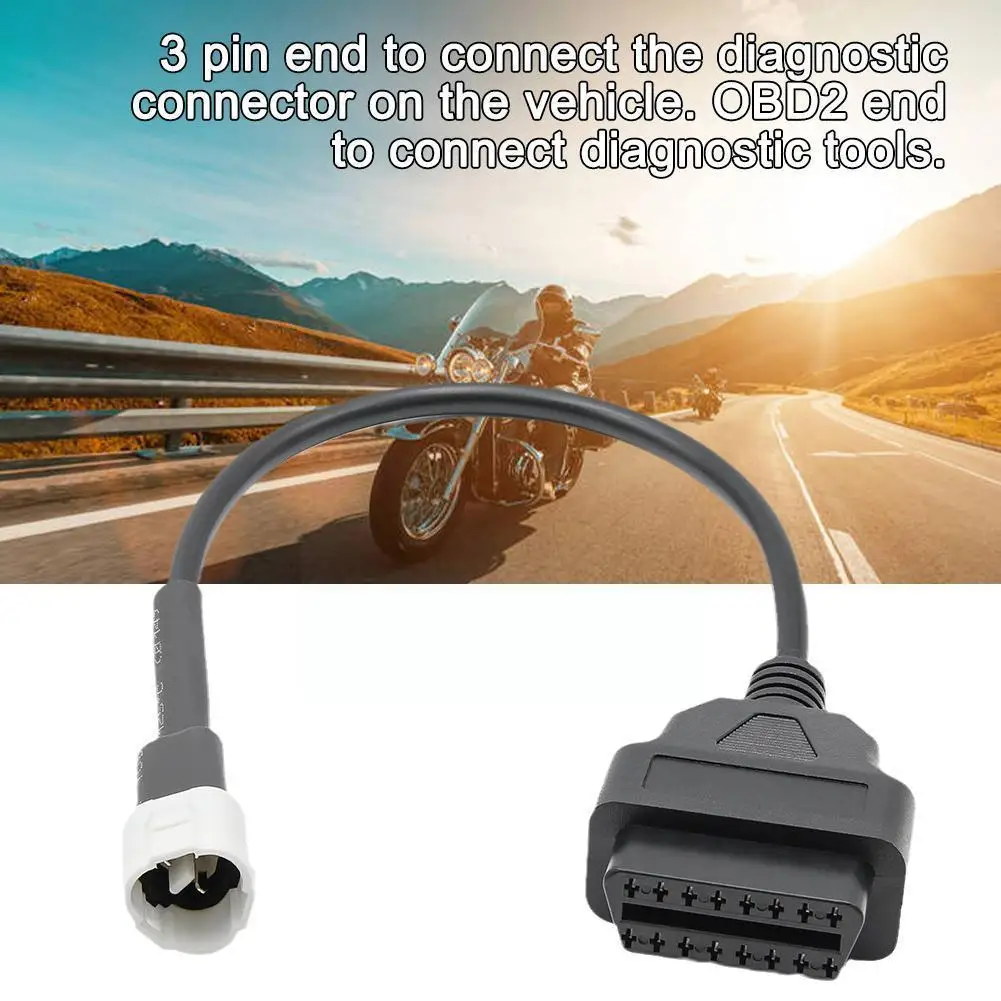 

Диагностический инструмент для кабеля OBD2 с 3 контактами, сканер кода неисправности для YAMAHA N-MAX стандартный телефон III C5L5