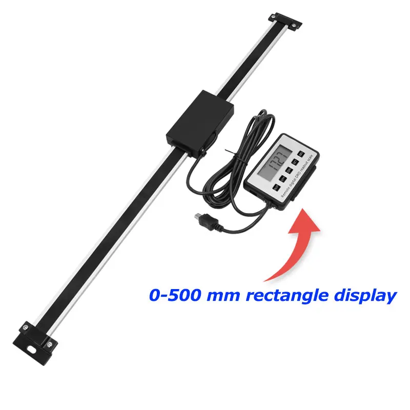 Rectangle display Shahe 500 мм 0,01 мм Магнитная дистанционная цифровая индикация Цифровая Линейная Шкала внешний дисплей - Цвет: Rectangle display